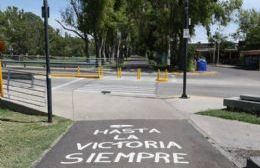 El intendente repudió las pintadas en el terraplén