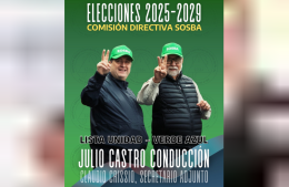 Presentación de lista de unidad para la renovación de Comisión Directiva de SOSBA