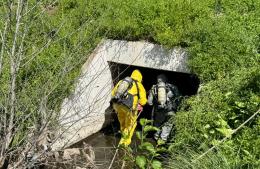 Aunque el municipio les de vuelta la cara, los bomberos están cuando se los necesita
