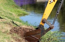 Mantenimiento y limpieza del Arroyo Pergamino