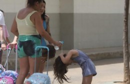 Varias escuelas suspendieron las clases por la ola de calor