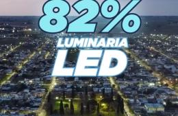 Pergamino ya tiene 82 % de sus luminarias con tecnología LED
