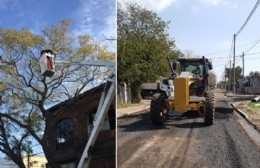 Trabajos en los barrios de la ciudad