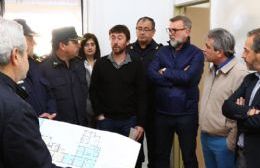 El intendente supervisó avances en las obras de la Comisaría Primera