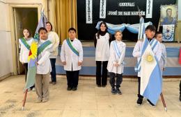 En la EP N° 4 recordaron a San Martín con un mensaje de unidad y educación