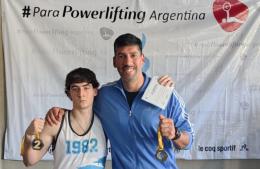 Parapowerlifting: nuevo récord nacional para Lisandro Santoro