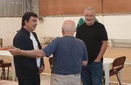 Fernando Espinoza llegó a Ramallo y recorre el distrito junto al intendente Mauro Poletti