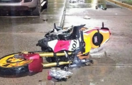Falleció un joven en un accidente en moto