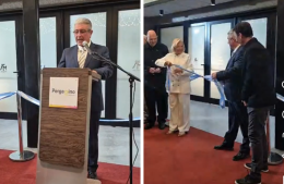 Martínez inauguró el recuperado Teatro San Martín