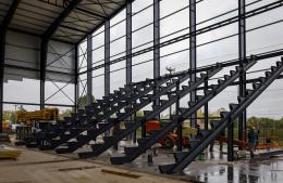 Avances en la obra del Microestadio