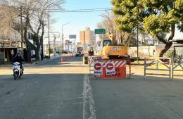 Obra de desagües pluviales sobre Avenida Irigoyen: recomiendan transitar por vías alternativas