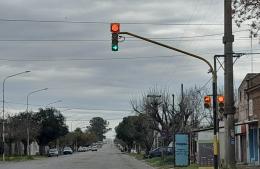 Instalaron semáforos para ciclistas en la zona norte