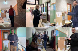Ya votaron los principales candidatos, sólo falta Gustavo Ciuffo que lo hará a última hora