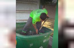 La Municipalidad recordó que los restos de obras no van en contenedores verdes